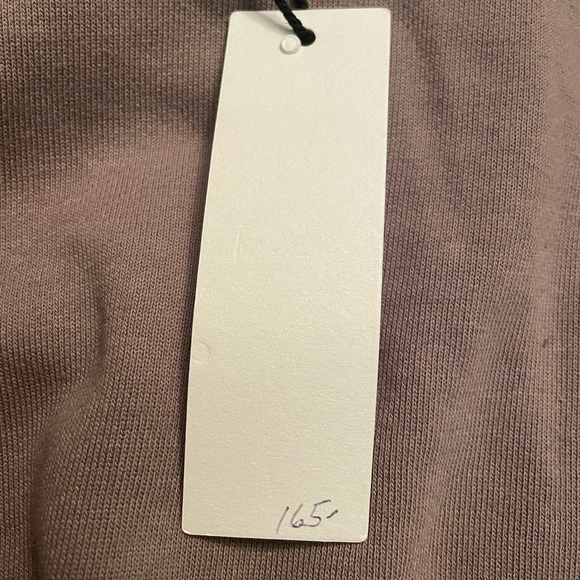 NWT Boutique Open Back Crystal Embellished Sweatshirt Sweater Olive Brown Size L - Picture 5 of 10